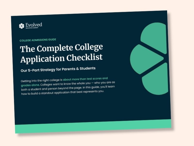 Complete College Checklist - Horizontal - cream bg